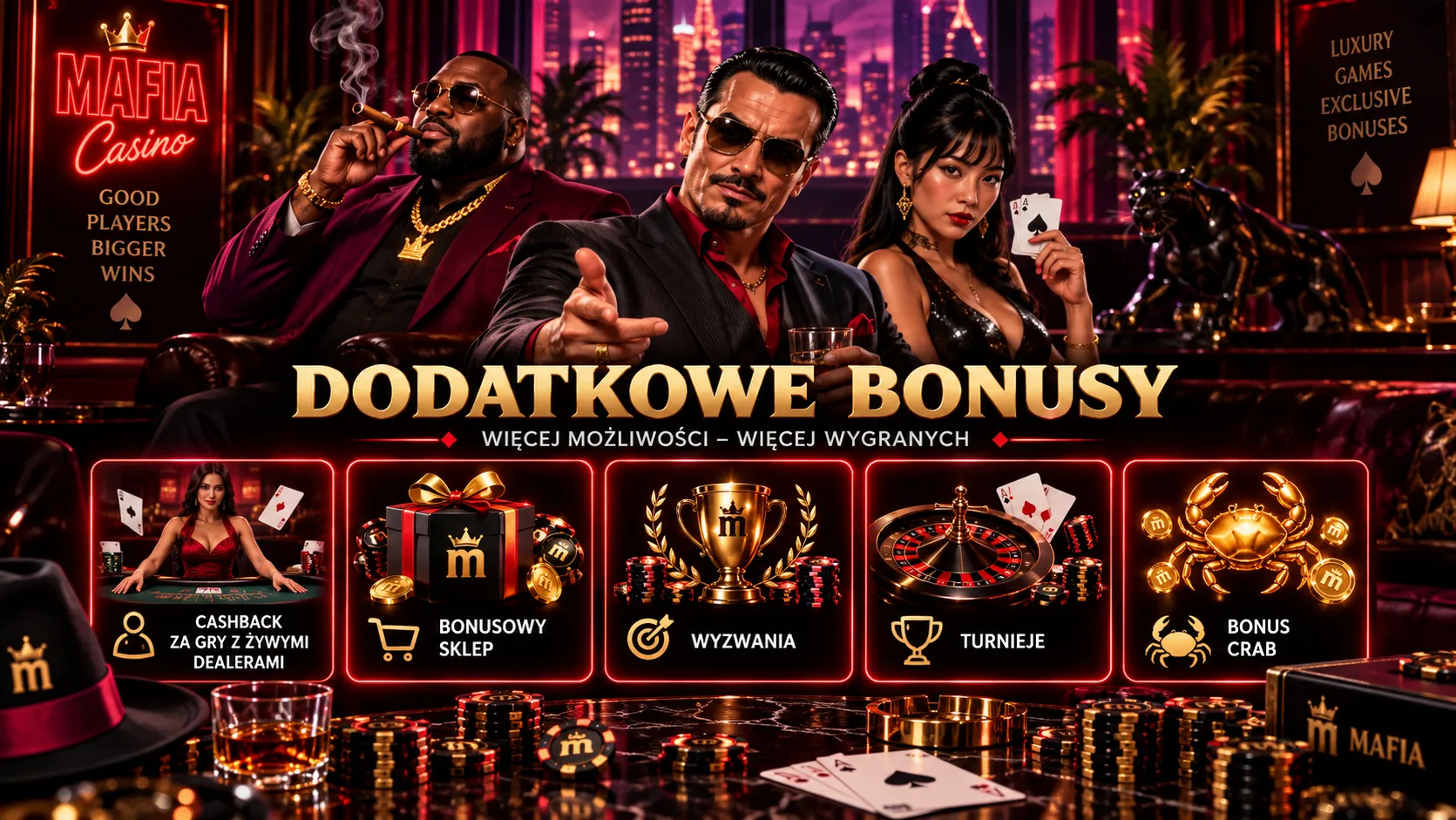 Dodatkowe bonusy